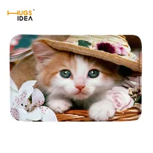 HUGSIDEA прекрасный кот 3D принт ковры для гостиной Детская Спальня Декор Коврики Творческий ковры Alfombras Para La Sala современный