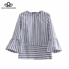 Wonder летний винтажный кардиган в полоску с круглым вырезом и расклешенными рукавами, тонкая куртка, женская одежда с заплатками, топы, деловая повседневная куртка