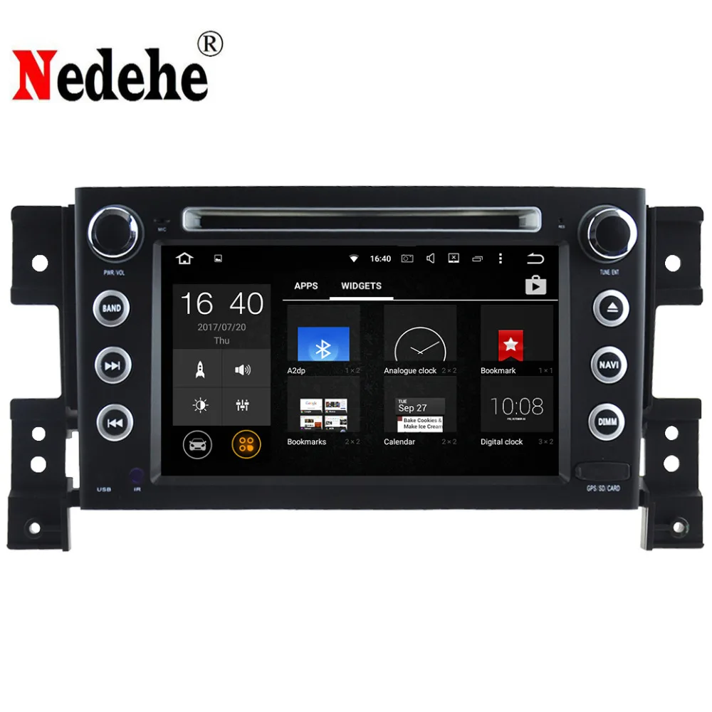 Sale Nedehe 2G RAM Octa 8 core Android 8.1 Car DVD For Suzuki grand vitara car radio head unit gps navigation steering wheel control 0