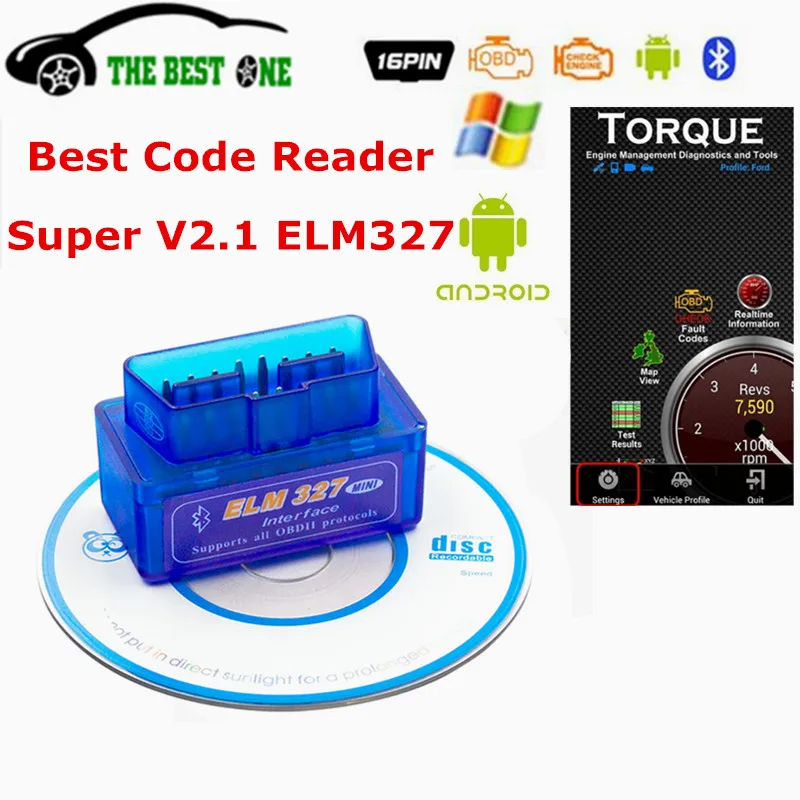 

2018 New Wireless Super Mini ELM327 Bluetooth V2.1 OBD2 OBDII Code Reader ELM 327 2.1 Diagnostic Scanner Tool Work on Android/PC