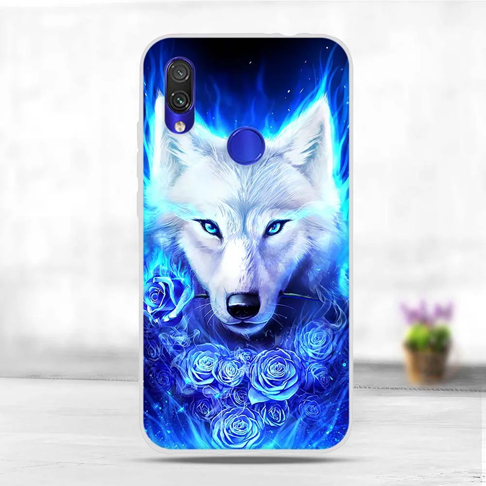 Чехлы для телефонов Xiaomi Redmi 7 чехол Redmi7 мягкий ТПУ задняя крышка милые Xiomi Capa 6