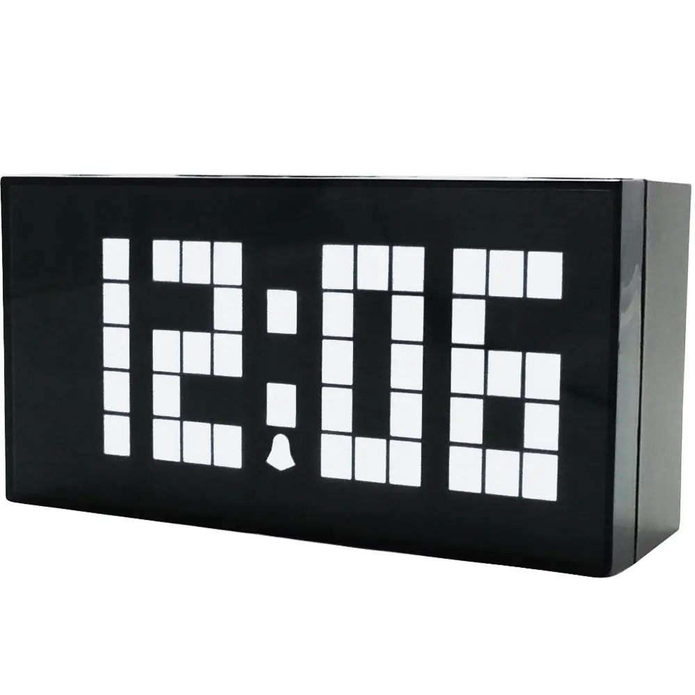  KOSDA LED Digital Desktop Alarm Clock Voice Control Temperature Wireless Charger for Phone led tabl