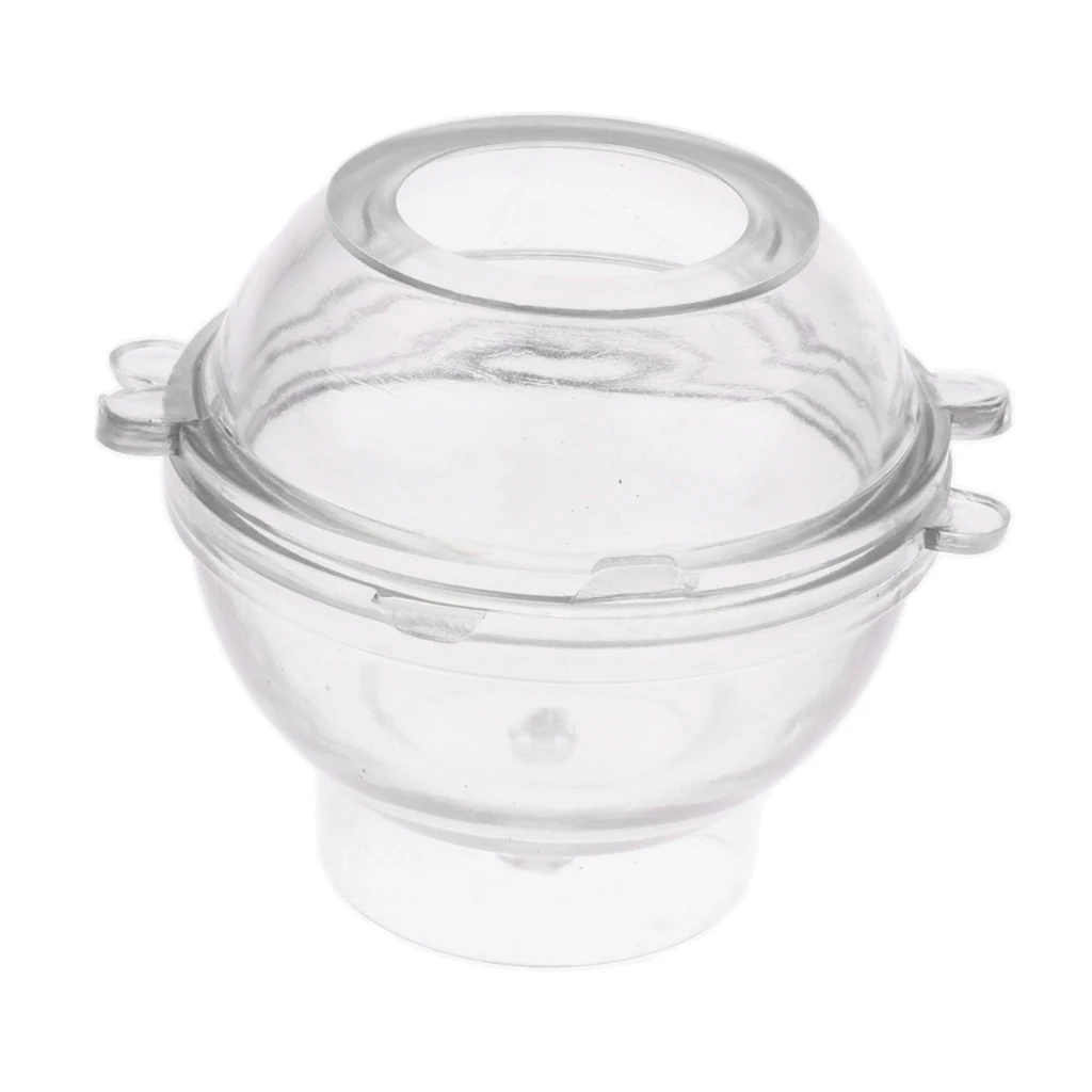 Round Ball Shape Candle Mould Soap Mold for DIY Candle Pillars Tealight Making 2.5-10cm
