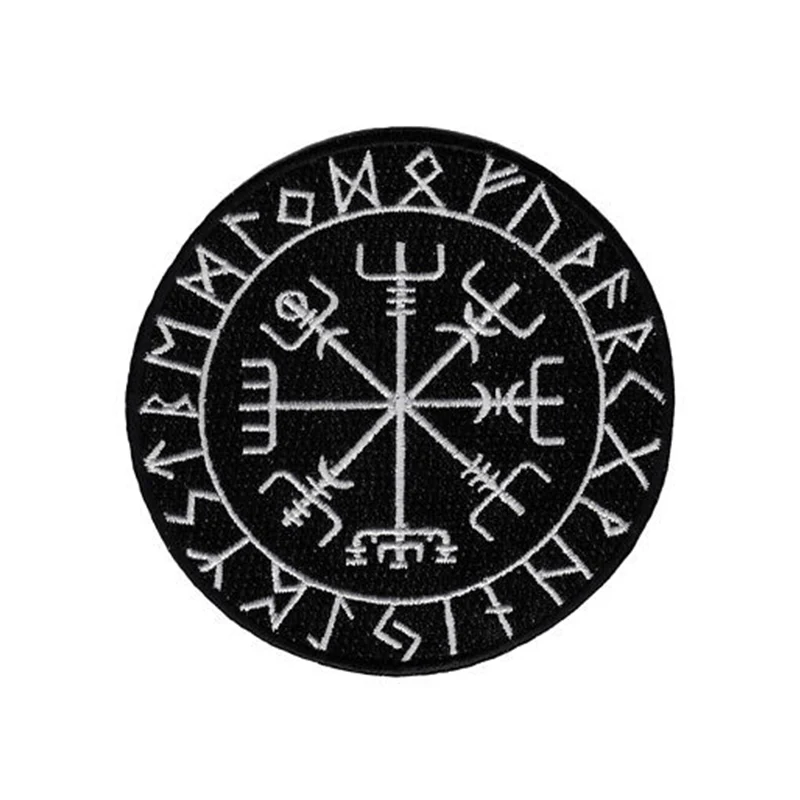 Vegvisir Viking Compass Norse Rune  Pin