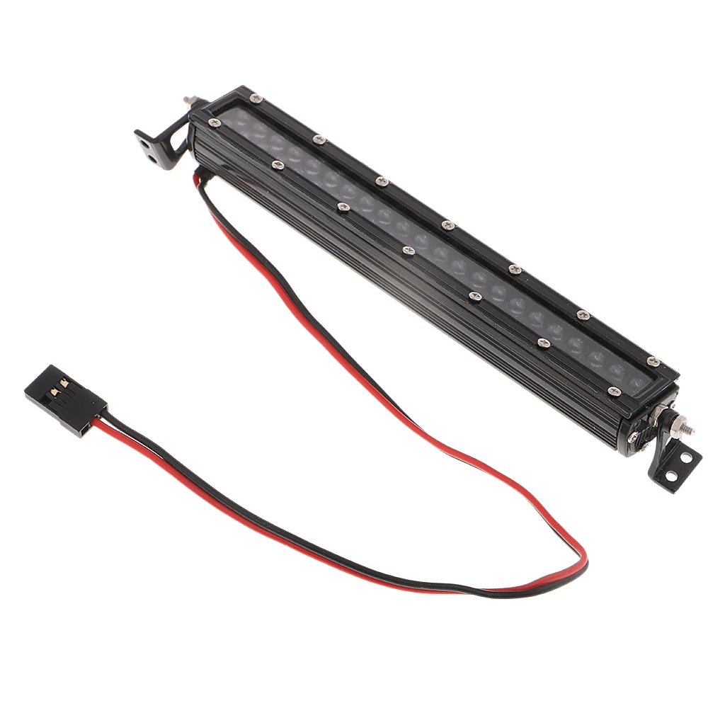 RC Roof LED Light Bar Lamp 44 LED Light Bar Strip for 1:10 RC Rock Crawler Truck TRX4 90046