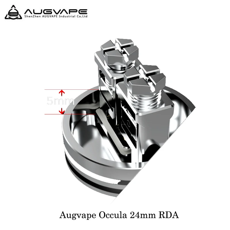 Электронная сигарета Augvape Occula 24 мм RDA одна/двойная катушка переприспосабливаемая
