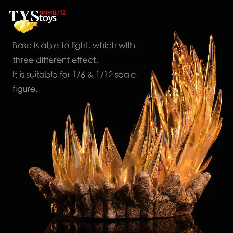 

Tystoys Stand LED BASE for Dragon Ball Super Saiyan GOKU VEGETA 1/6-1/12 Figure