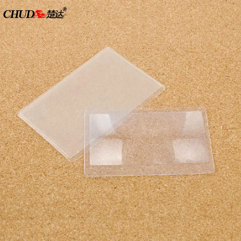 

CHUDA PVC Pocket 3x Credit Card Transparent Magnifying Glass