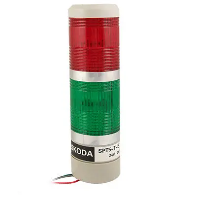 

Red Green R/G Industrial Stack Signal Lamp Tower Alarm Light Blub