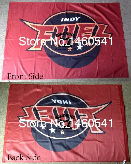 Indy Fuel Flag 3ft x 5ft Polyester Minor Pro Hockey ECHL Banner Size 4