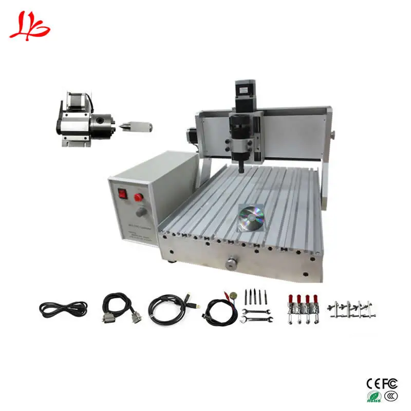 China cnc router 3040 desktop woodwork machinery ball screw mach3 control ER11 limit switch | Инструменты