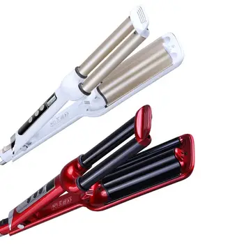 

Pro Ceramic Triple Barrel Hair Wave Waver Curling Iron Curler EU Plug Styling Tools