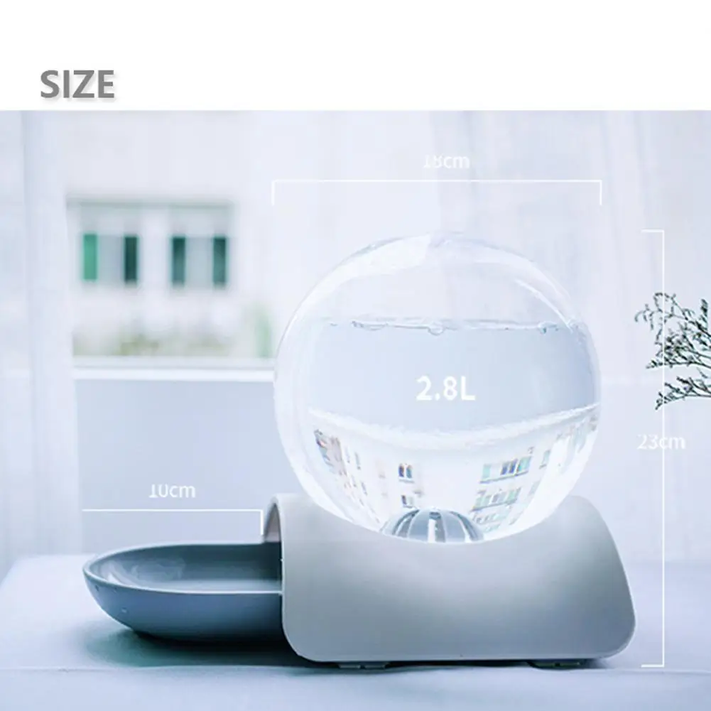 2.8L Fashion Bubble Shape Automatic Pet Cat Dog Water Feeding Machine For Drinking Pets Water Feeders Suppliers