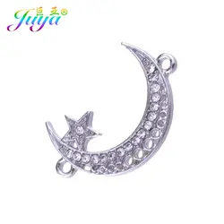 Juya DIY исламский материал для изготовления украшений Allah Crescent Moon соединитель аксессуары для изготовления мусульманских ювелирных изделий