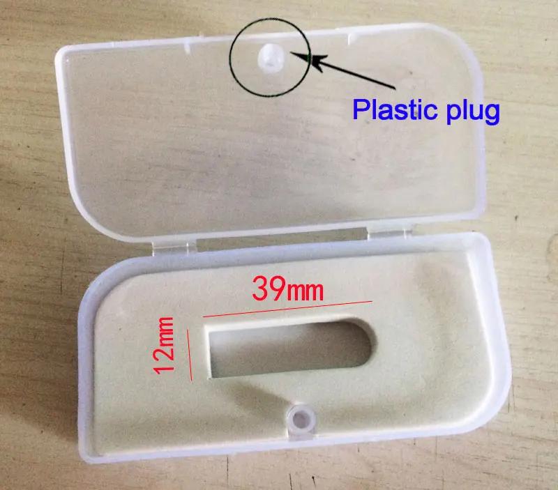 5 шт. без логотипа, прозрачная подарочная коробка, полипропиленовая упаковка, размер 95x45x22 мм, 3,74x1,78x0,87 дюйма, прямоугольная USB коробка - Цвет: Plastic plug SE9