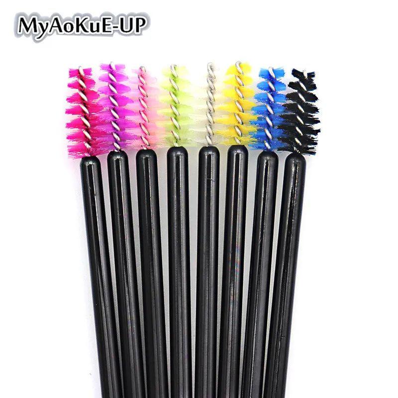 

150pcs Mini Eyelashes Brush For Eyelash Extension Combing eyelash Disposable Eyebrow Brush Mascara Applicator Wand Makeup brush