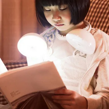 

Touch Sensor Headset Shape Led Lamp Usb Rechargeable Kid Bedside Mood Atmosphere Reading Lamp