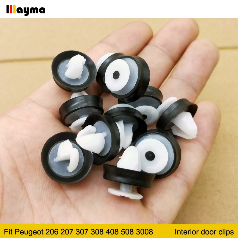 Высококачественные пластиковые зажимы для Peugeot 206 207 307 308 408 508 3008 внутренней двери