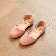 2017 spring new girl princess flannel shoes children’s clothing fashion beautiful dance casual shoes size 26-36