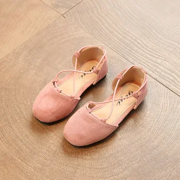 

2020 spring new girl princess flannel shoes children's clothing fashion beautiful dance casual shoes size 26-36