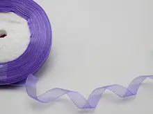 

50 Yards 3/8" (10mm) Lilac Purple Wedding Crafts Sheer Organza Ribbon