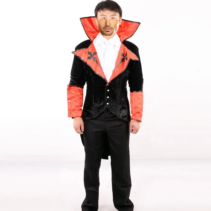 victorian vampire costume adult mens cosplay black gothic dracula halloween costumes for men party fancy dress - Halloween Dracula Costumes victorian vampire costume adult mens cosplay black gothic dracula halloween costumes for men party fancy dress - Halloween Dracula Costumes