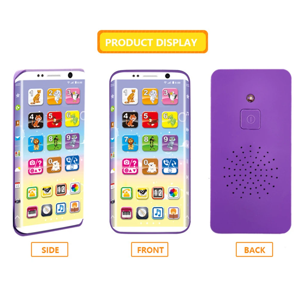 Детский смартфон вокальные игрушки обучающая игрушка USB порт Функция касания экрана для ребенка детские подарки на день рождения