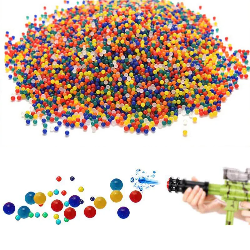 

10000pcs/pack colored orbeez soft crystal soil beads grow water beads mud magic jelly balls water toys for children kids