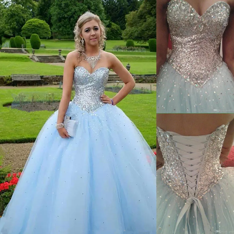 baby blue dress for 15