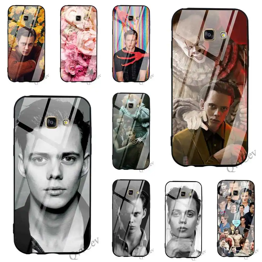 

Hybrid Bill Skarsgard Tempered Glass Phone Cover for Galaxy S9 Plus Case S7 Edge Note 9 8 Samsung S8 S10 Covers