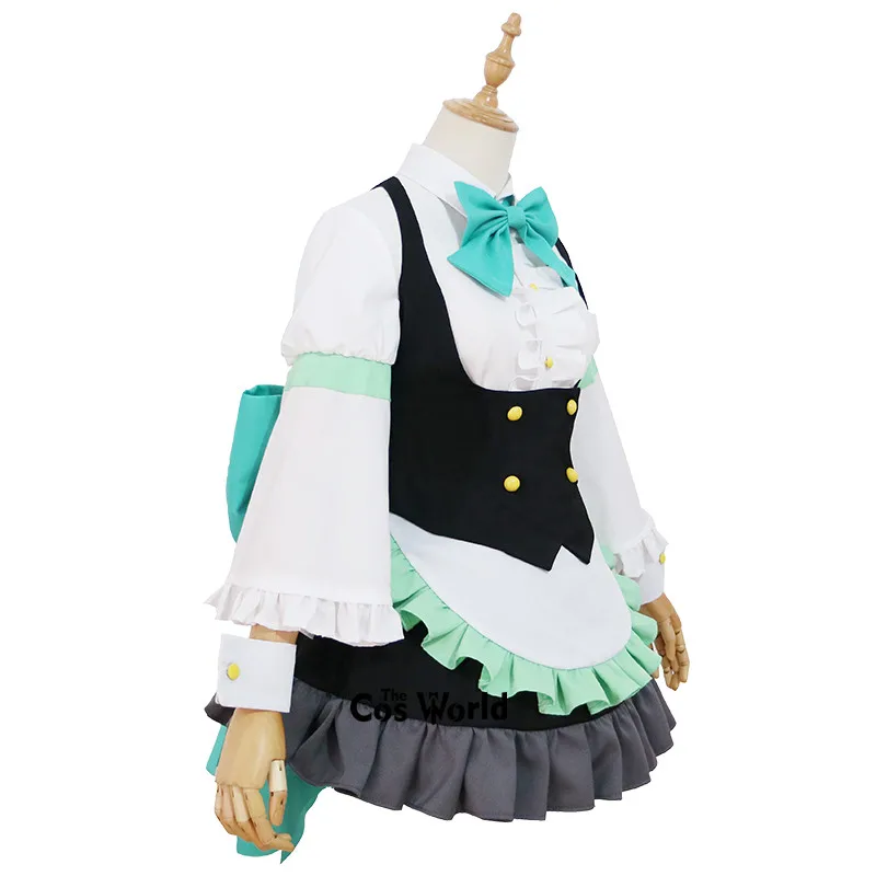 Любовь Live Sunshine Aqours Matsuura kanan платье горничной фартук униформа наряд Аниме косплей