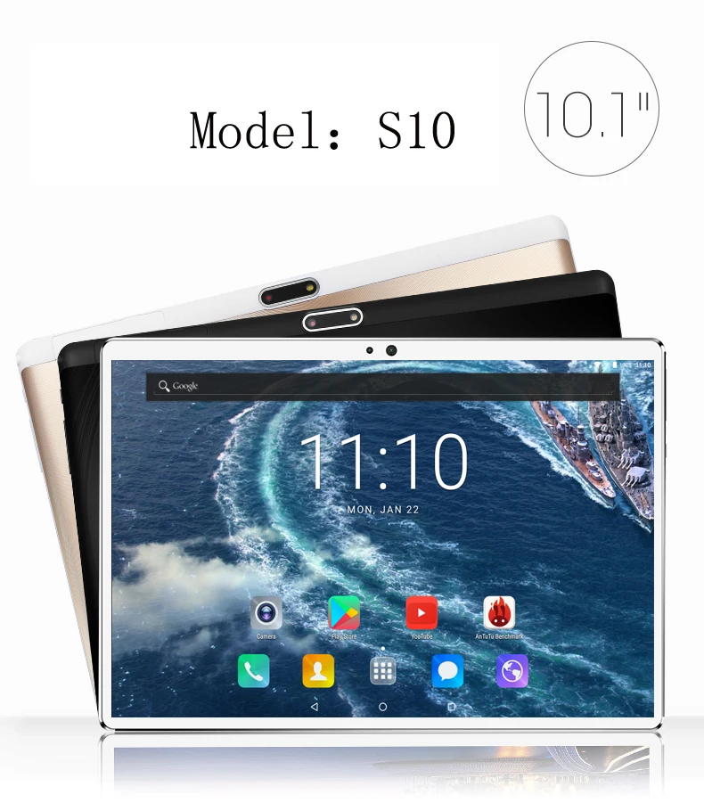 New Google Android 7.0 OS 10 inch tablet 4G FDD LTE Deca Core 4GB RAM 64GB ROM 1920*1200 IPS 2