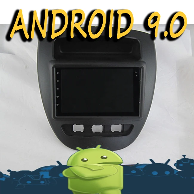 

Android 9.0 radio tape recorder 8-core car multimedia GPS Navigation for TOYOTA AYGO CITROEN C1 PEUGEOT 107 video player + frame