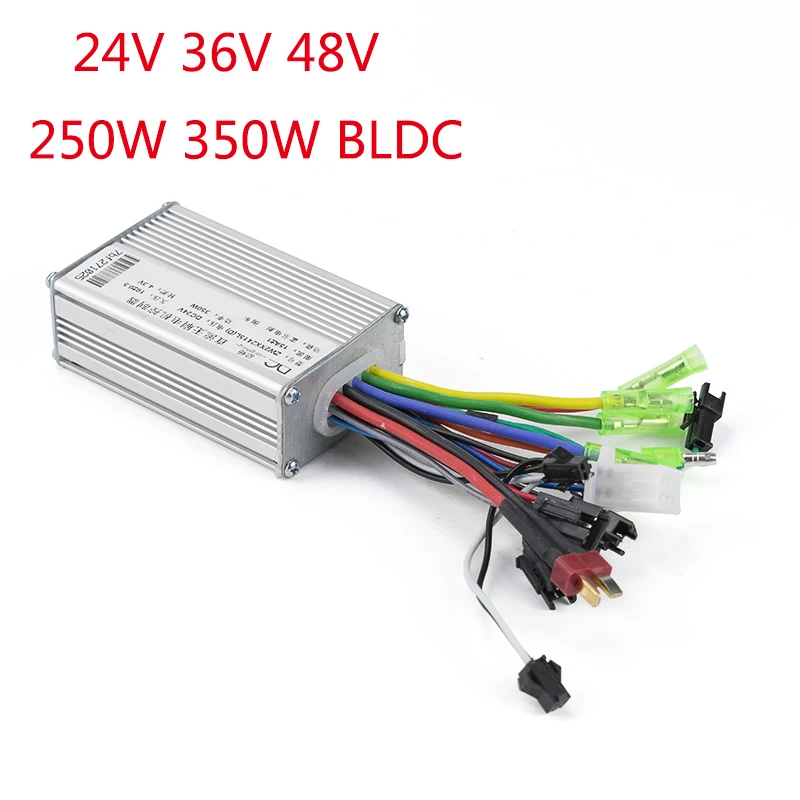 

24V 36V 48V 250W 350W DC Speed Controller With Hall E-Brake Sensor Reverse 13A 6Mosfet Brushless Motor Electric Bicycle Scooter