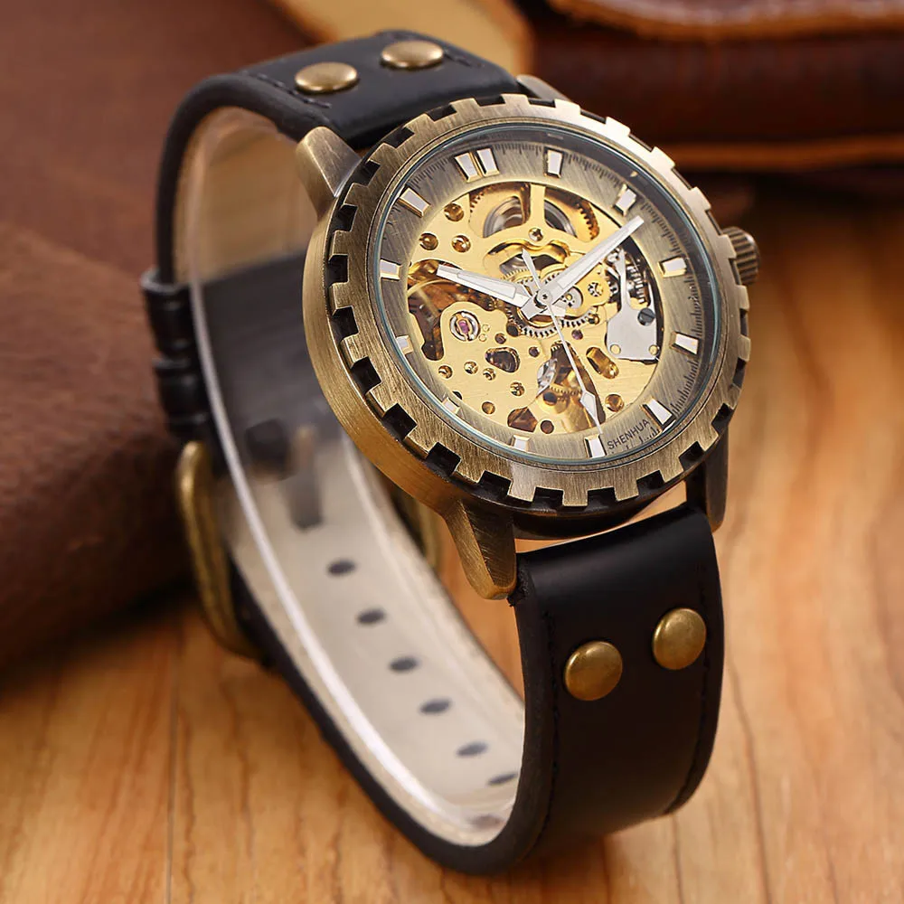 steampunk style watch