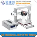 2017 Newest Design Aluminum Alloy Frame I3 3D Printer support Input USB/SD Card Household Desktop Level DIY Your Own 3D Printer