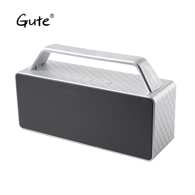 

Gute new square Bluetooth speaker 10W Radio FM Digital display screen portable handle boombox caixa de som portatil Loundspeaker