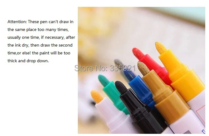 DIY ручной фотоальбом инструмент paint Марк Пен рисунок пером 11 шт. набор с 11 цветов детские игрушки