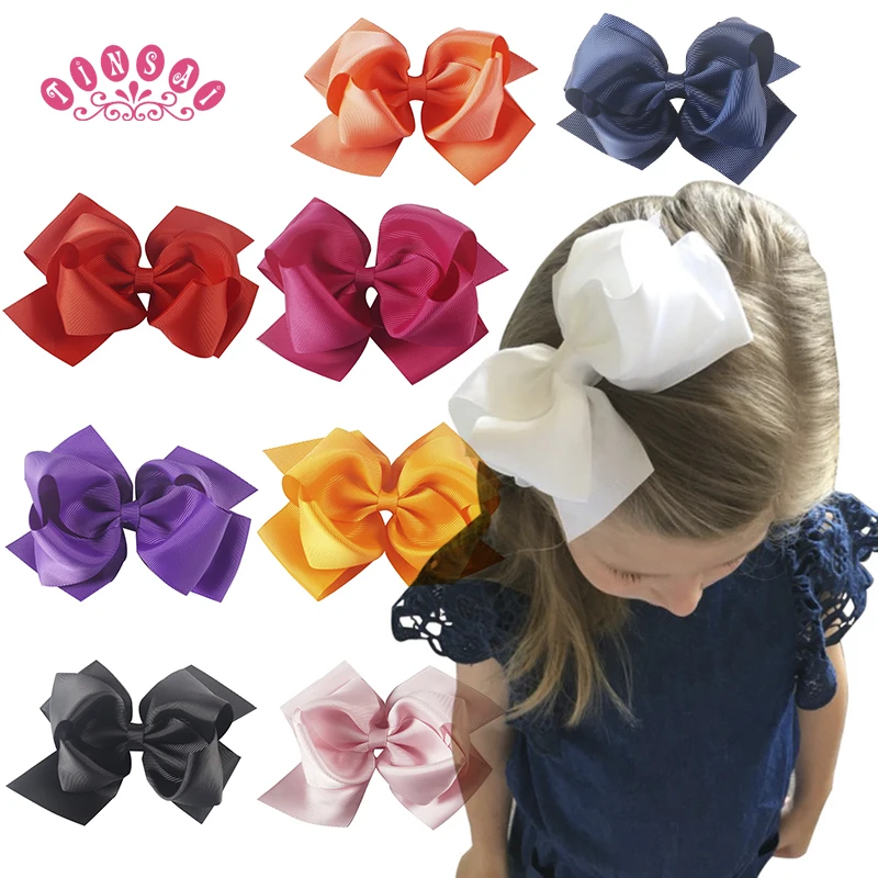 Buy TINSAI 20Pc 5" Girls Boutique Hair Bows Handmade