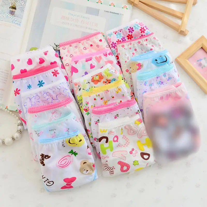 

2019 Fashion New Arrival 6pcs/pack Baby Girls Underwear Cotton Panties For Girls Kids Short Briefs Children Underpants
