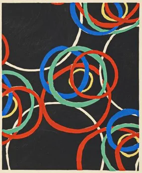 

Modern handmade painting curve line on oil canvas for living room decor and wallpaper