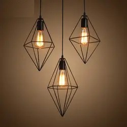Ретро Лофт Стиль подвесные светильники edison Винтаж Промышленное освещение для внутреннего Обеденная RH металлический подвесной светильник