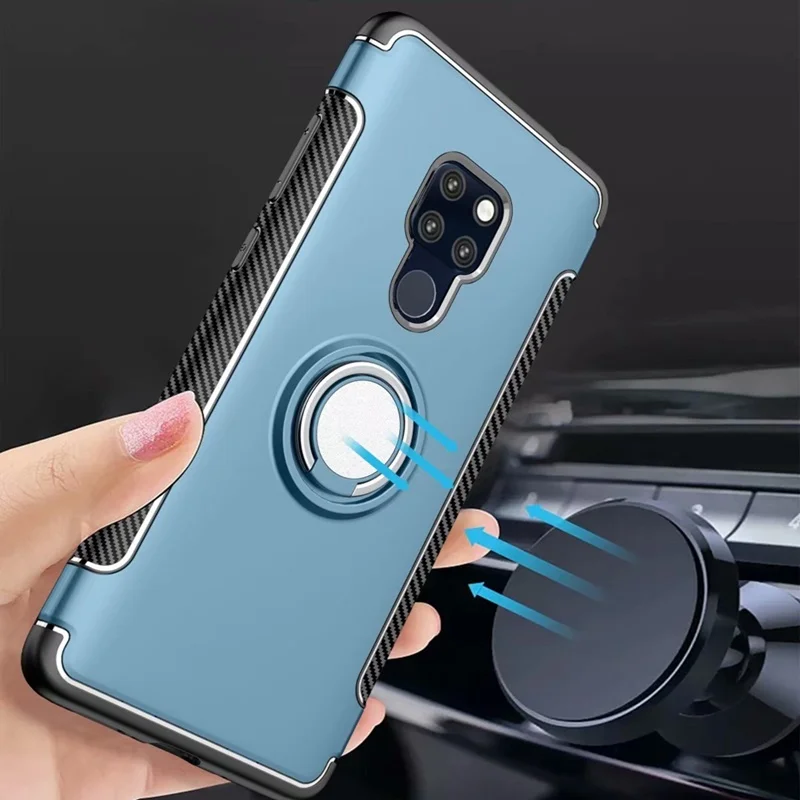 Case For Huawei Mate 20 Cover 20 Pro case finger ring stand holder magnet TPU soft case for huawei Mate 20 Pro case kimTHmall