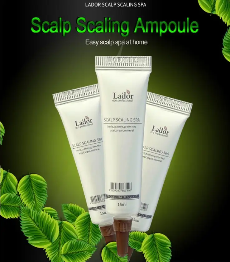 LADOR Scalp Scaling SPA 1 шт. Кератиновое восстановление волос лечение волос секущиеся кончики кондиционер Уход за волосами вьющиеся сухие поврежденные