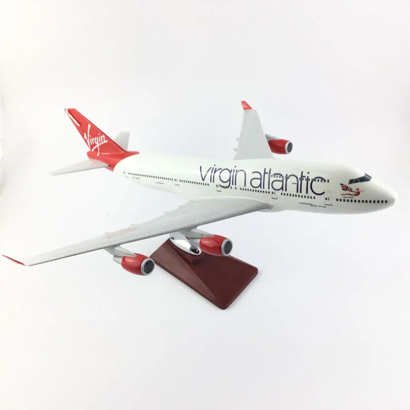 45-47 см virgin Atlantic Боинг 747-400 1:150 B747 сплава модели самолетов Коллекция Модель Игрушечные лошадки Подарки, Бесплатная экспресс EMS/DHL доставки