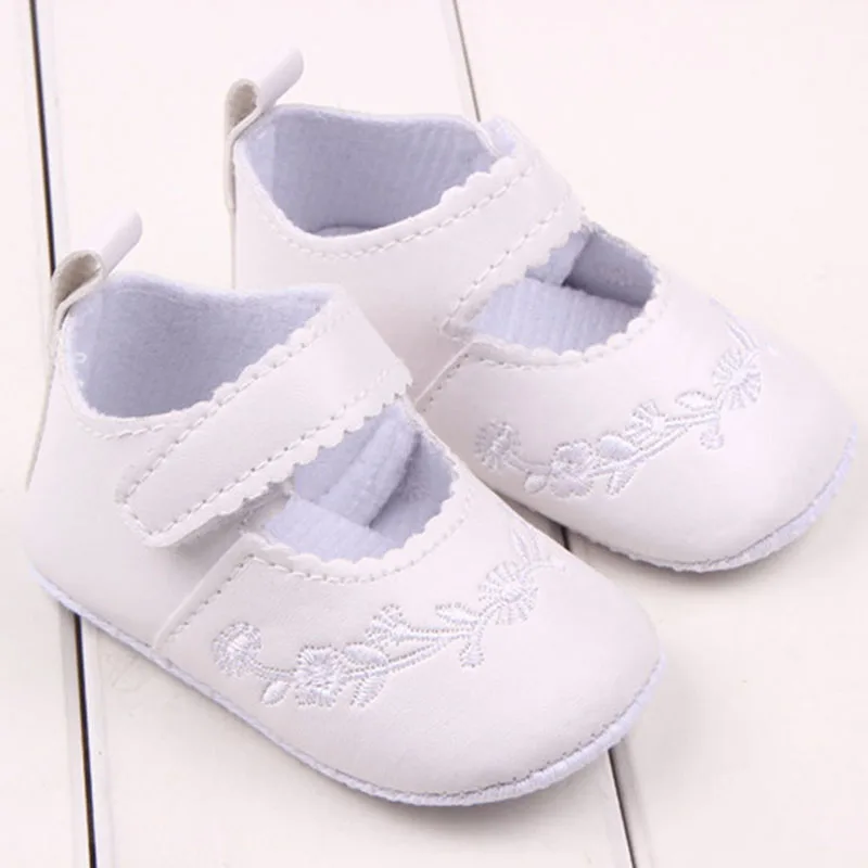 Newborn Baby Girl Shoes First Walkers Lovely Sneakers Infant Kids Girls Princess Shoes New