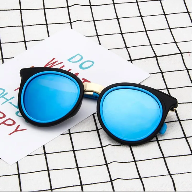 Kddou девочек Солнцезащитные очки дети очки детские очки для мальчиков и девочек модные UV400 детские очки kd-49