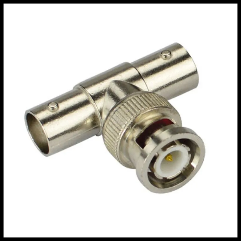 100pcs BNC T/Y 1 Male To 2 Female M/F T Type Splitter CCTV Cameras Connectors Adapter | Компьютеры и офис