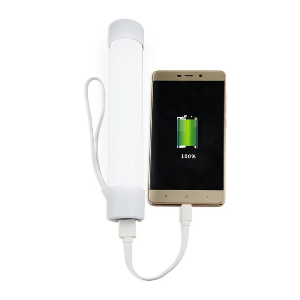 

ICOCO Portable Multifunctional Design Outdoor LED Camping Light Aluminum Alloy Magnet Power Bank Waterproof Lamp for Hiking