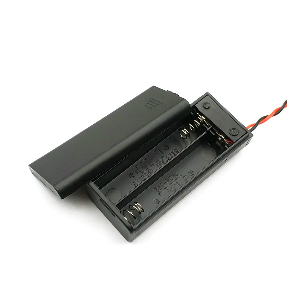 Box-Holder Storage-Case Battery Wholesale On/off-Switch New for 2pcs with